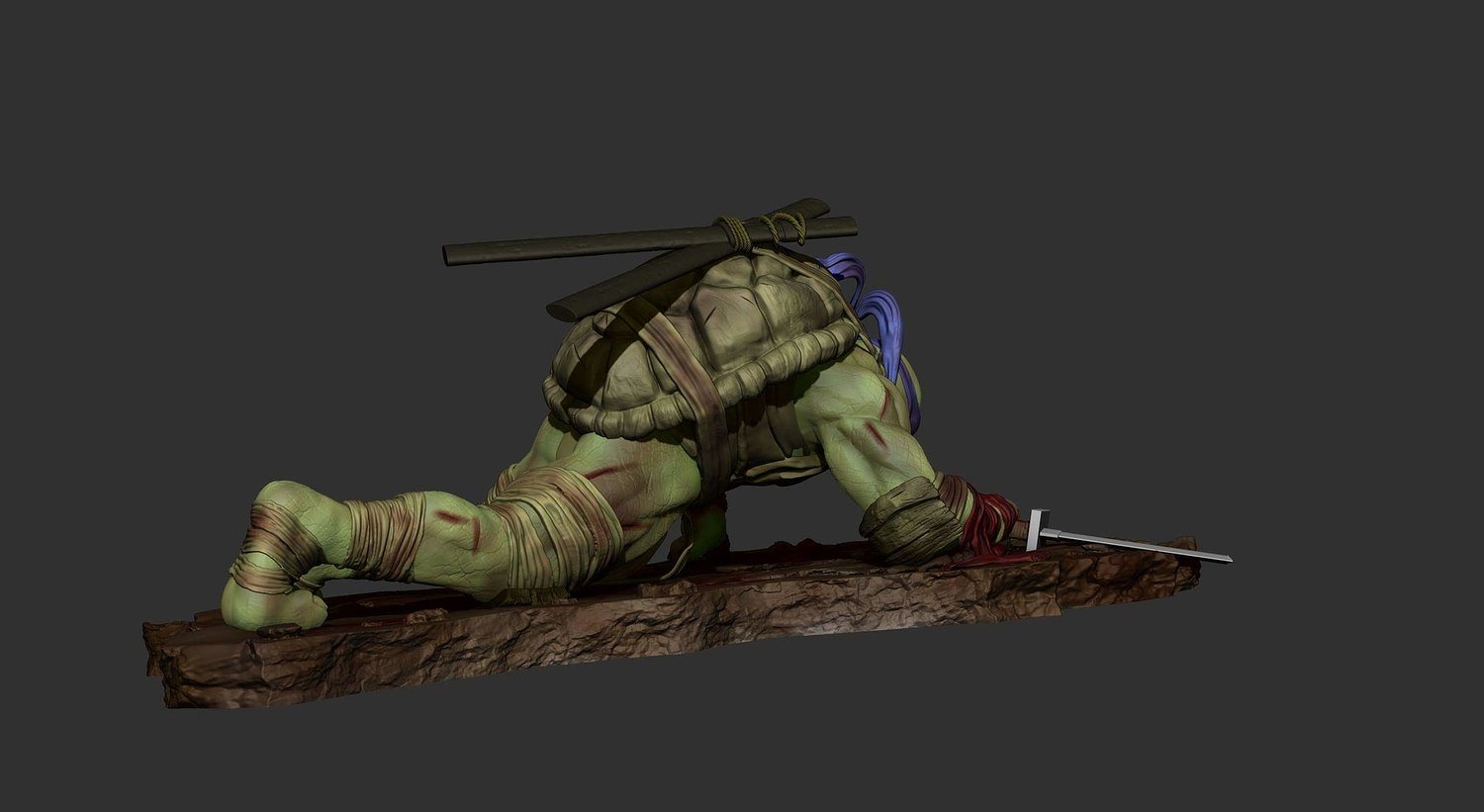 TMNT Leonardo V2 Fanart STL file