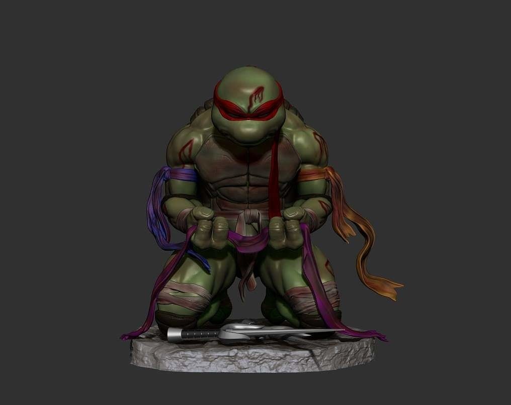 TMNT Raphael V2 Fanart STL file