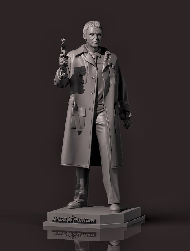 Rick Deckard From Blade Runner STL file