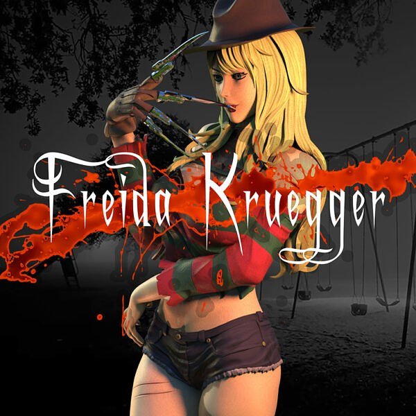 Freddy Krueger Female V2 Fanart STL file