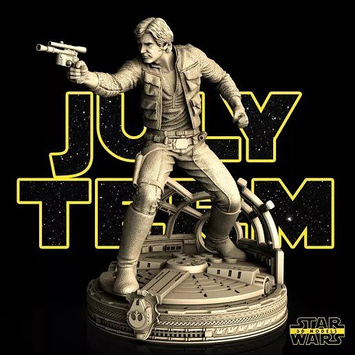 Han Solo From StarWars STL file