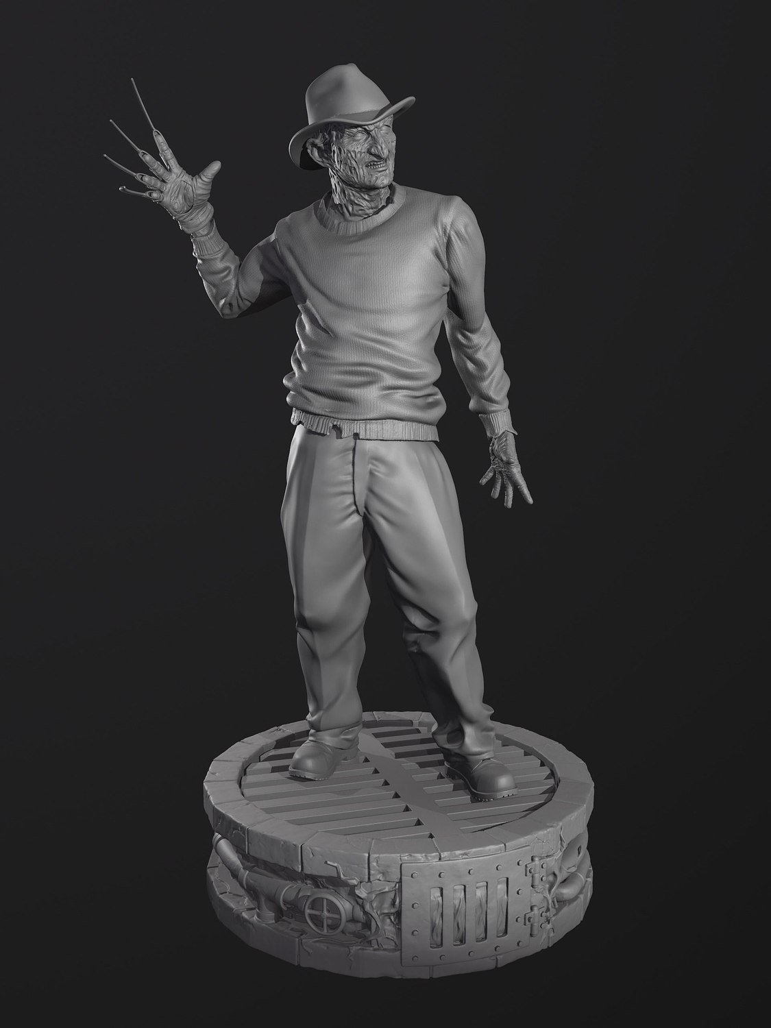 Freddy Krueger Fanart STL file