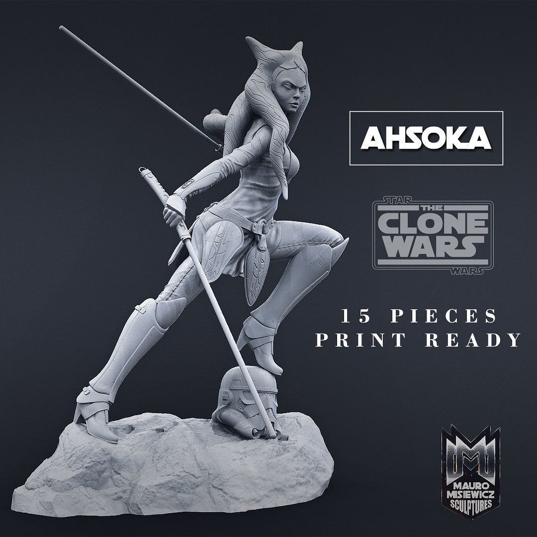 Ahsoka Tano V4 From Star Wars STL file