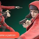 Tokyo Action Pose from LaCasaDePapel STL file