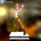Leeloo in Action from The Fifth Element STL file