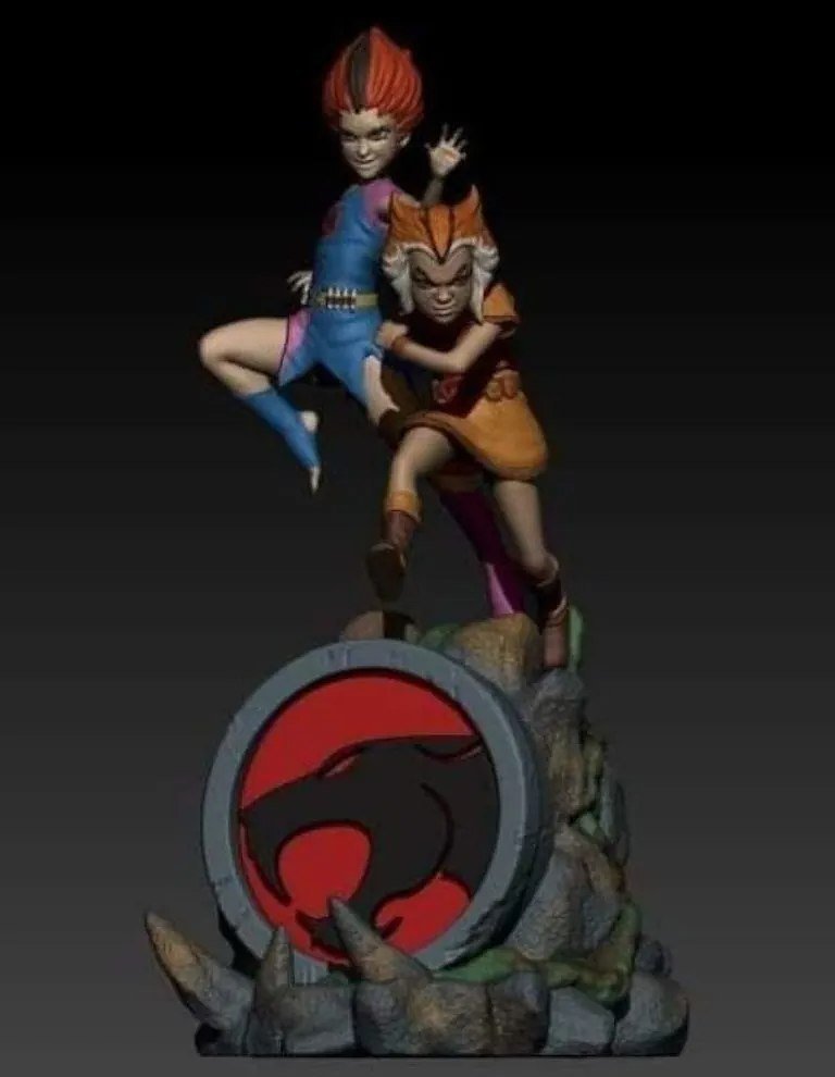 Felino and Felina from Thundercats STL file