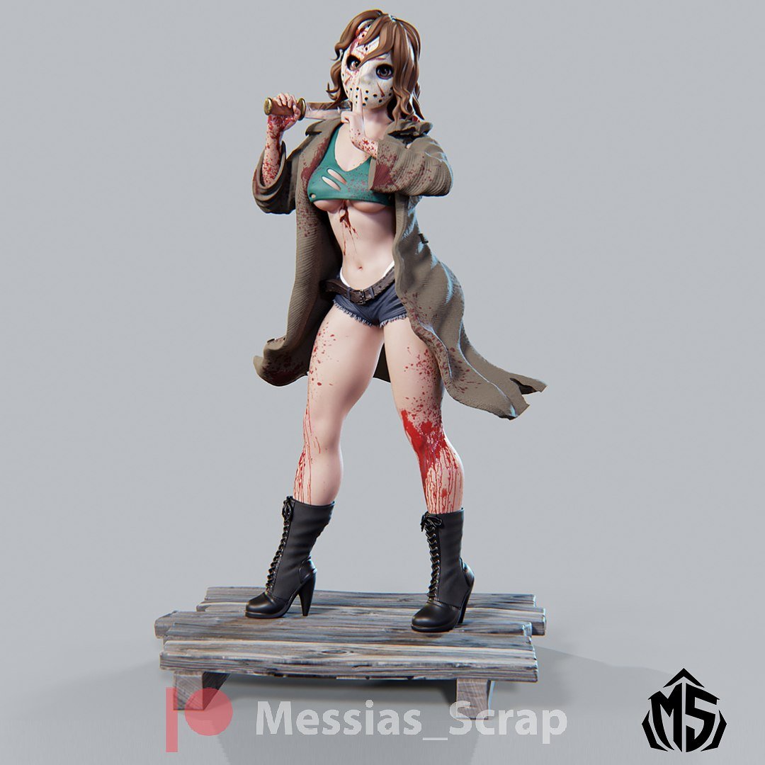 Jason Female V2 Fanart STL file