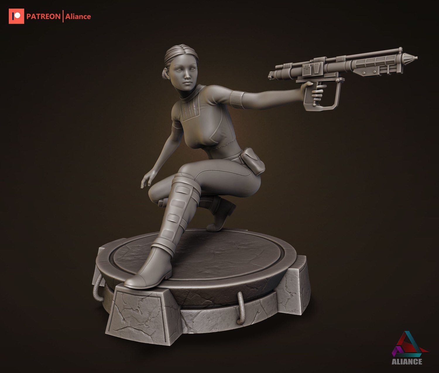Padme Amidala from Starwars STL file