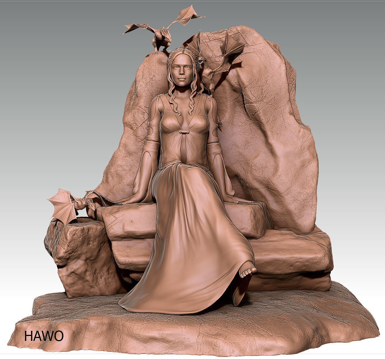 Daenerys Targaryen from Game of Thrones STL file