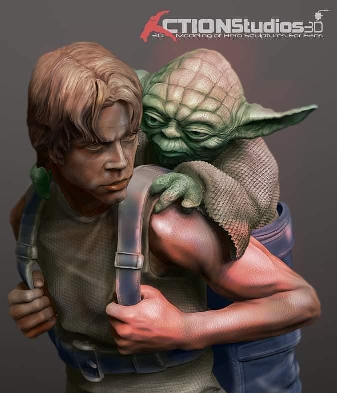 Luke Skywalker V2 from Starwars STL file