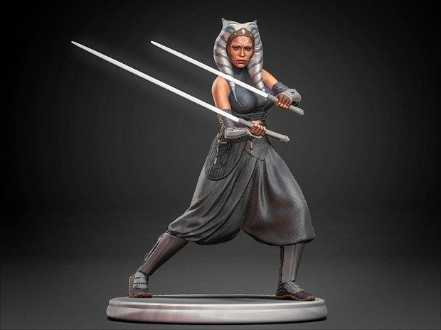 Ahsoka Tano on The Defensive From Star Wars STL file