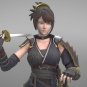 Samurai Girl V2 Fanart STL file