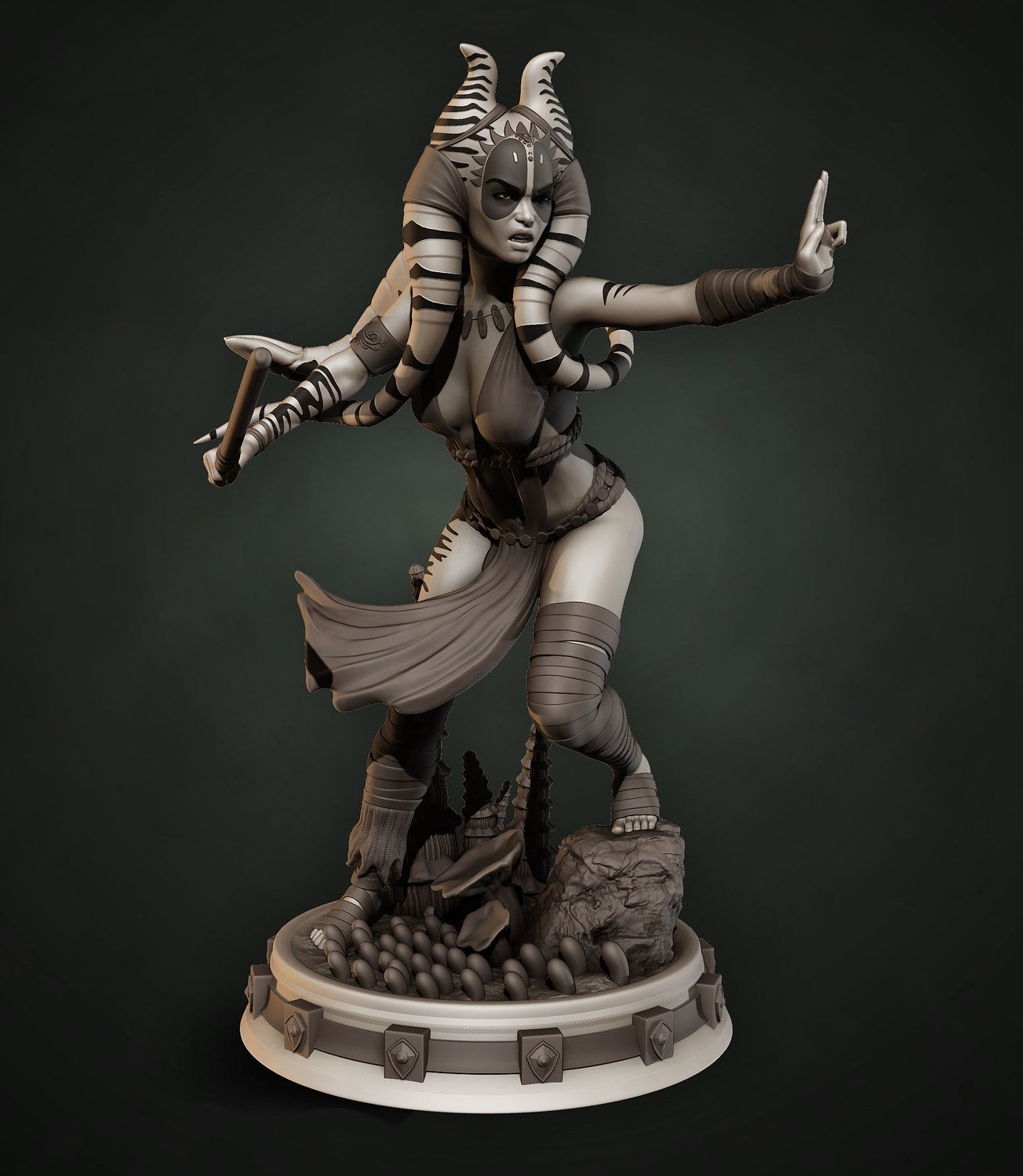 Shaak Ti V2 From Star Wars STL file
