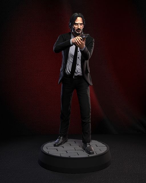 John Wick Fanart STL file