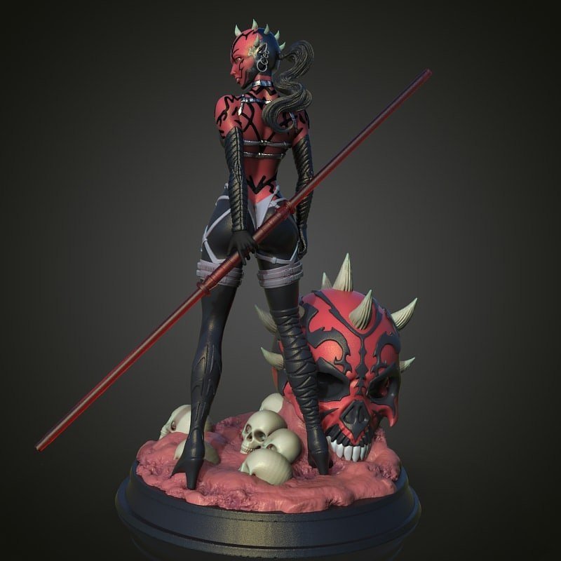 Darth Maul Sexy Version Fanart From Star Wars STL file