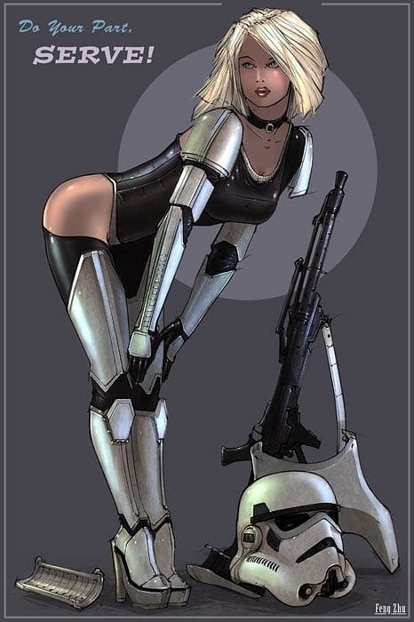 Star Wars Pin Up Tie Pilot - Version 5 STL file