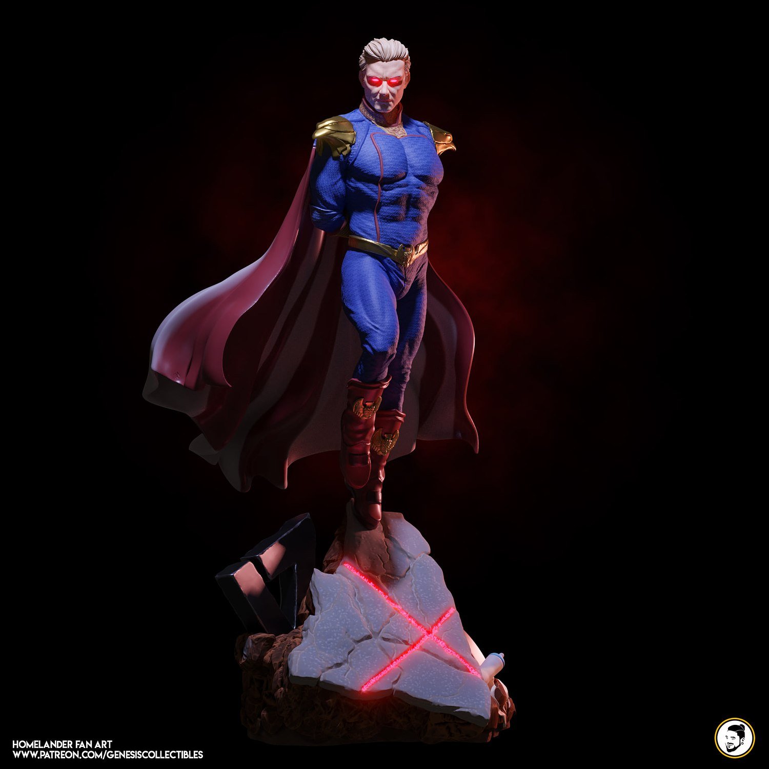 Homelander from The boys STL file