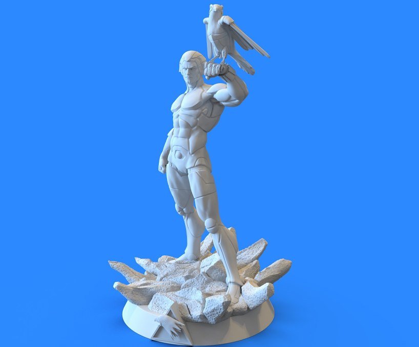 Silverhawk from SilverHawks animated television series STL file