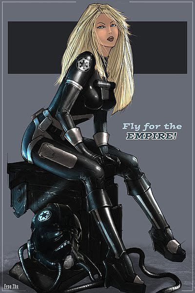 Star Wars Pin Up Tie Pilot - Version 1 STL file