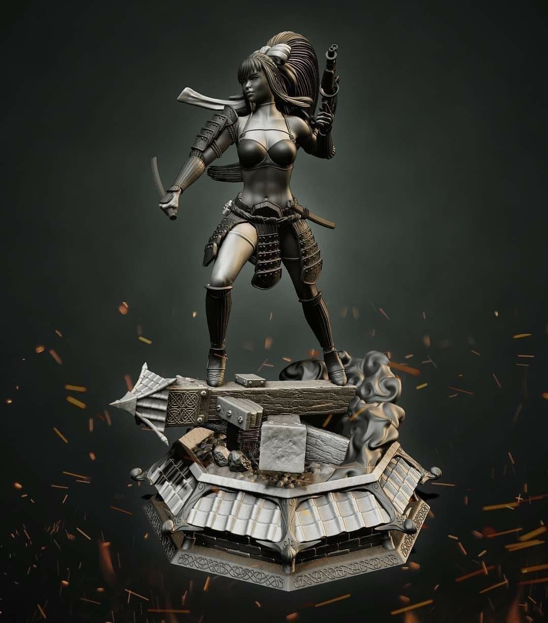 Storm Trooper Samurai Fanart STL file