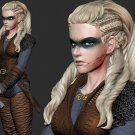 Lagertha from Vikings - Pose 2 - Anime Version STL file