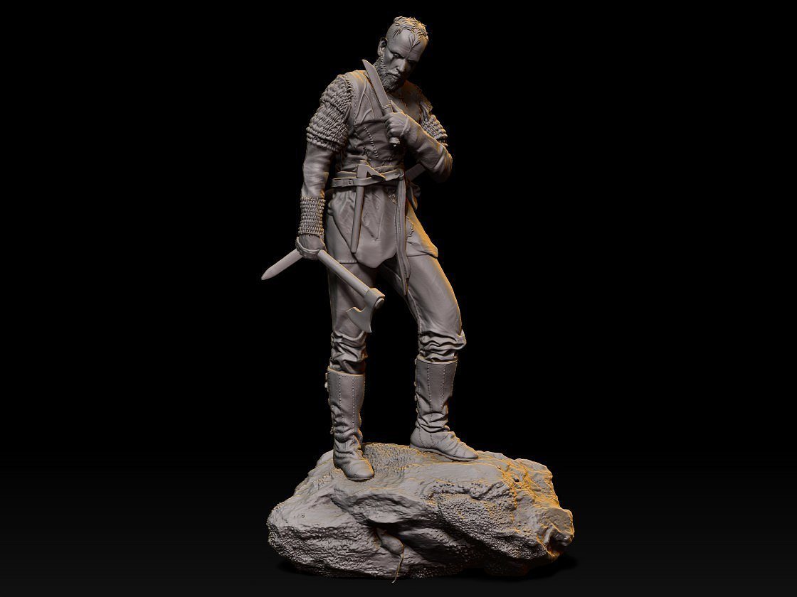 Floki from Vikings STL file