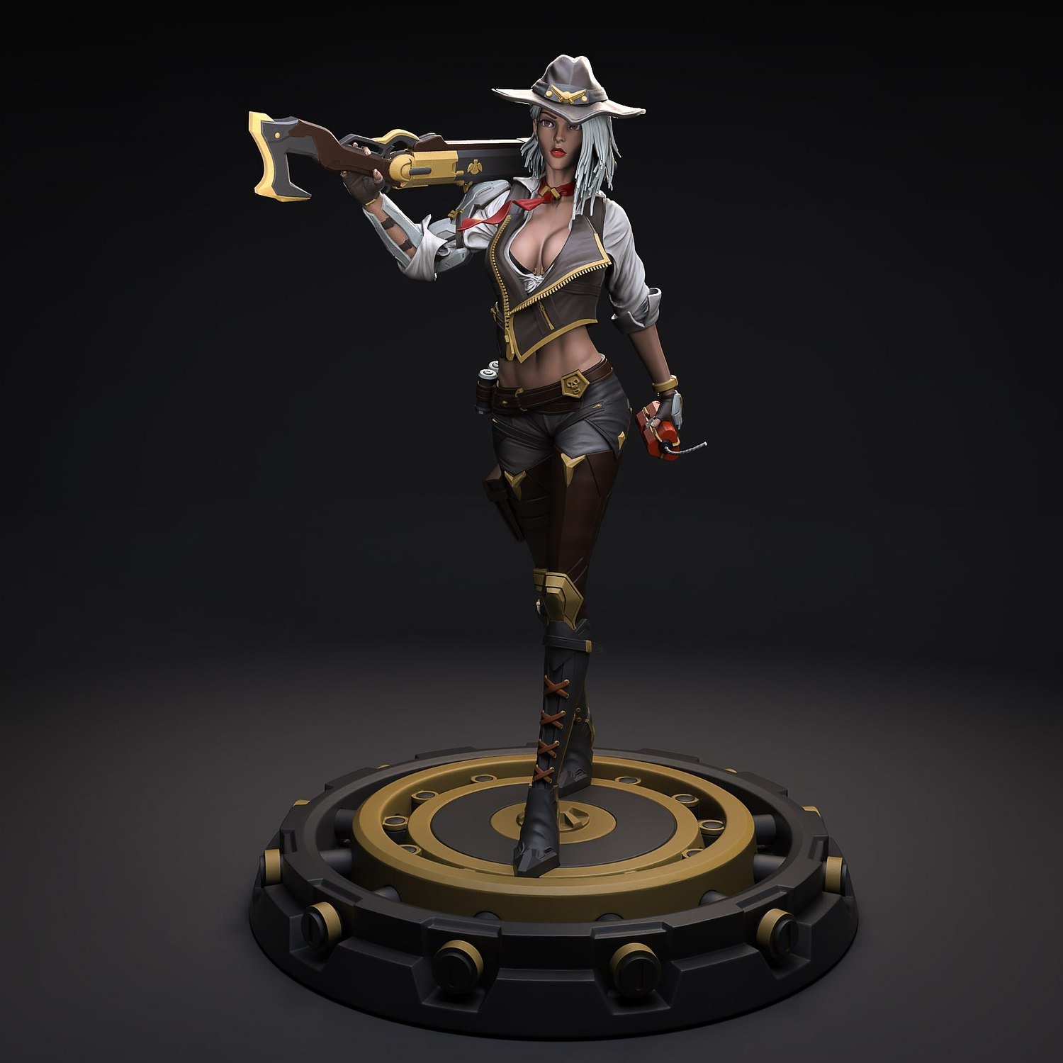 Ashe From Overwatch STL FILE