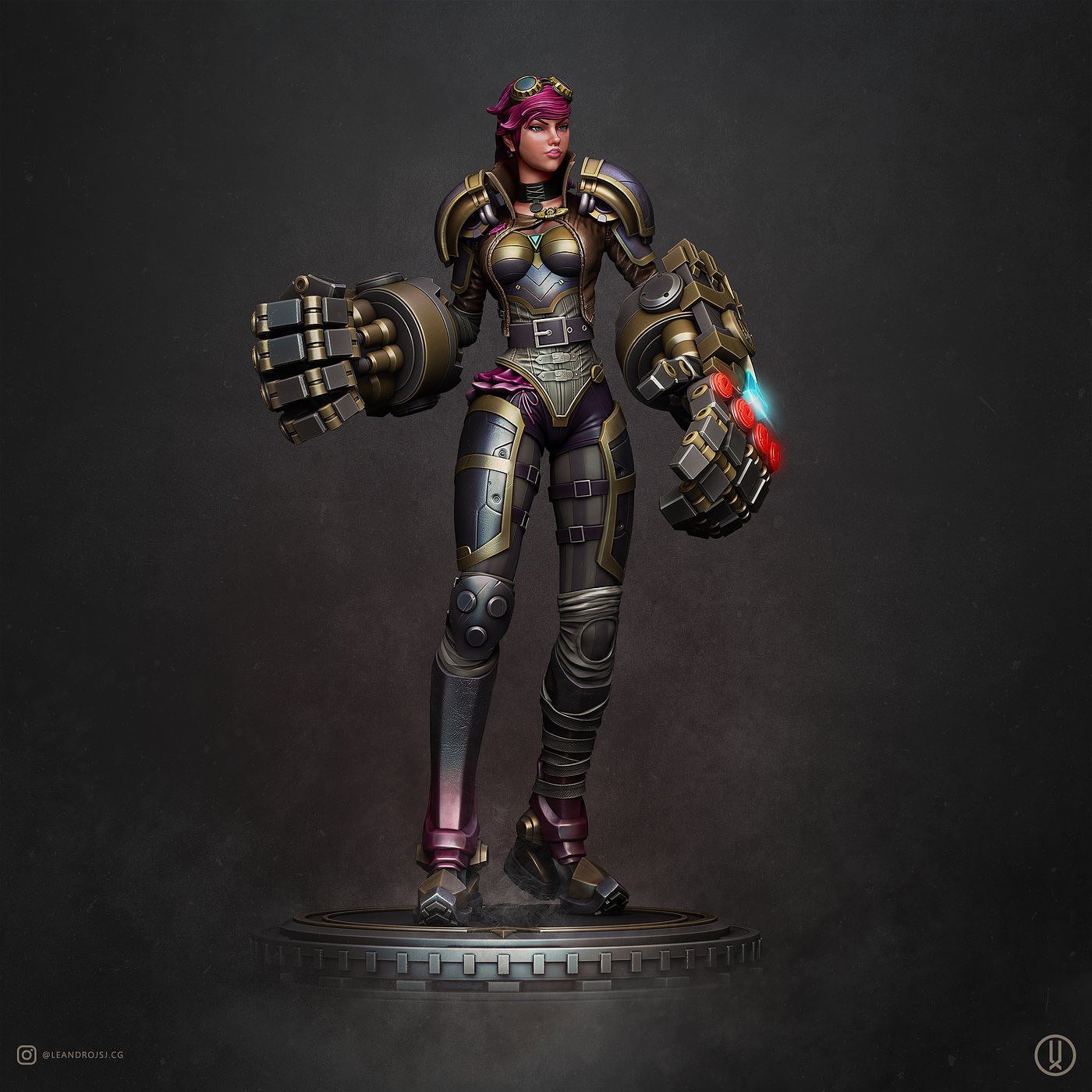 VI From League of Legends STL FILE