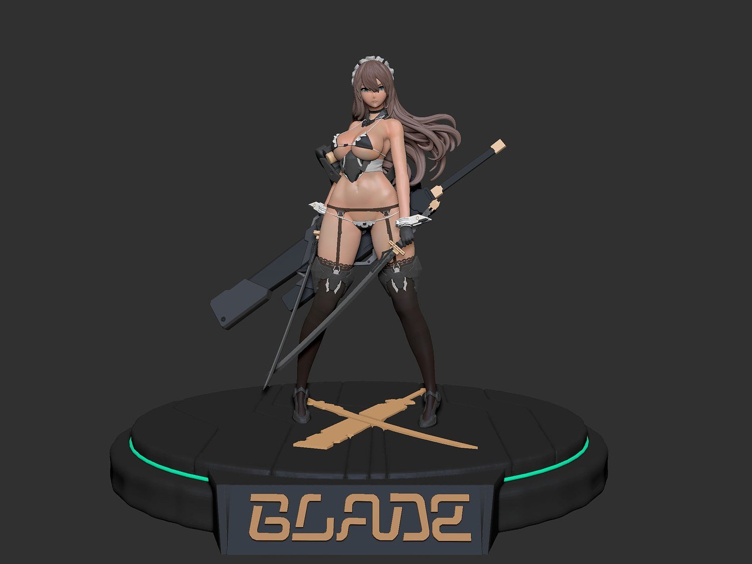 Javelin Blade from Azur Lane STL FILE