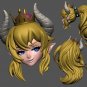 Bowsette V2 from Mario STL FILE