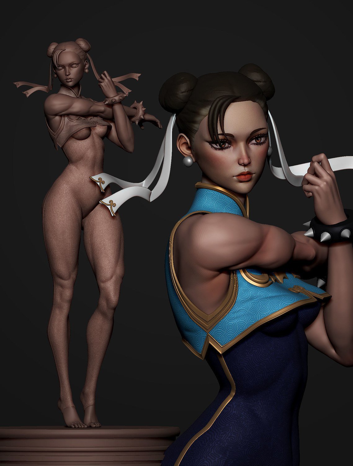 Chun Li V3 from Street Fighter STL FILE
