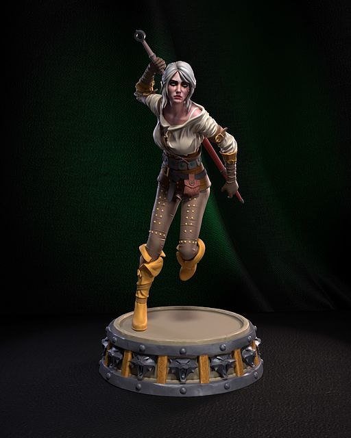 Ciri V3 from The Witcher STL FILE