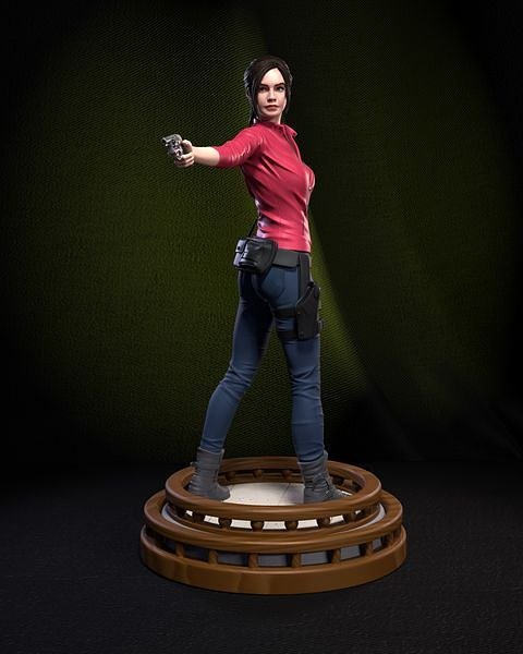 Claire Redfield From Resident Evil STL FILE