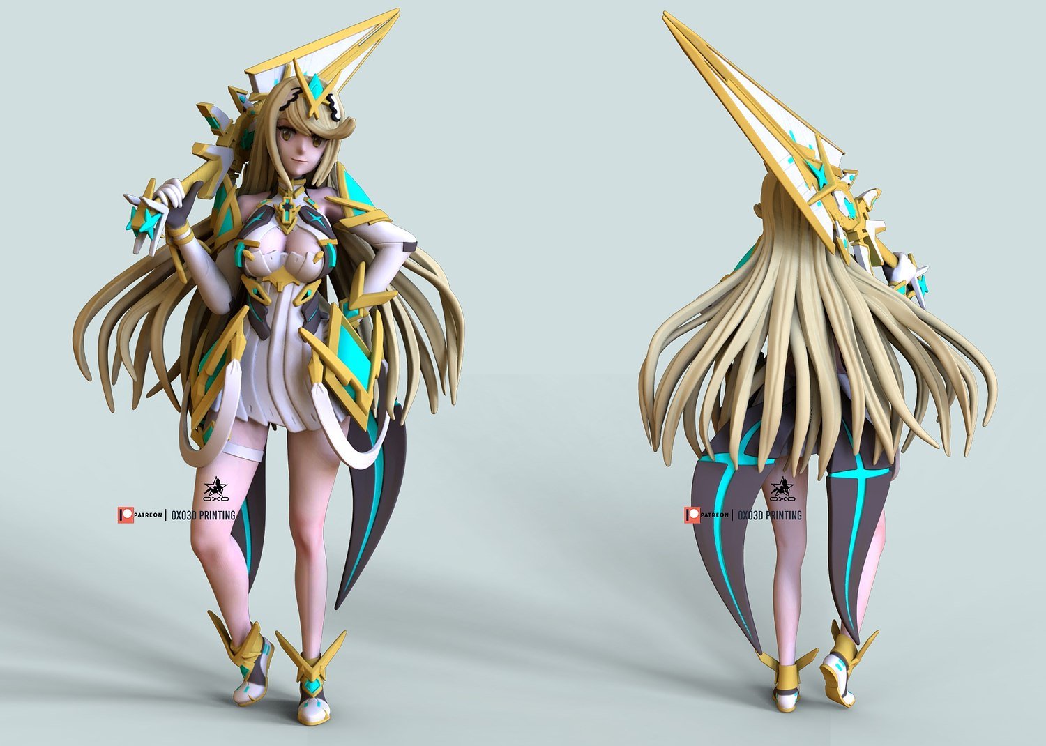 Mythra From Xenoblade STL FILE