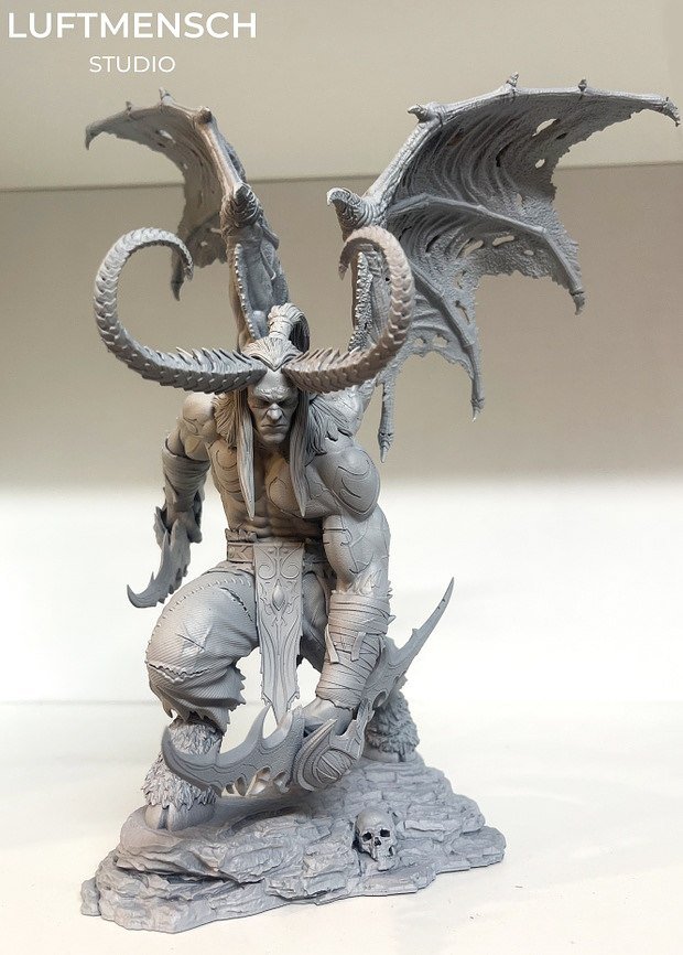 Illidan Stormrage V3 from Warcraft STL FILE