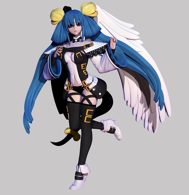 Dizzy V2 from Guilty Gear STL FILE