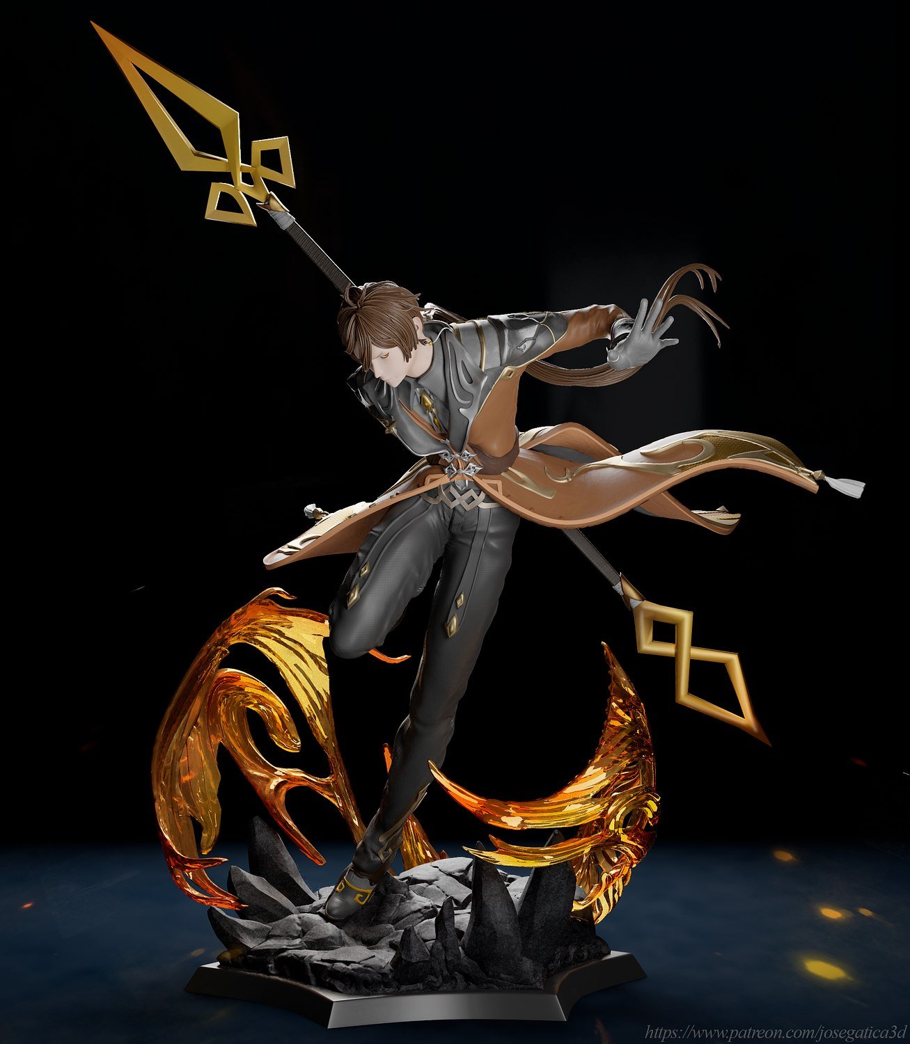 Zhongli V2 From Genshin Impact STL FILE