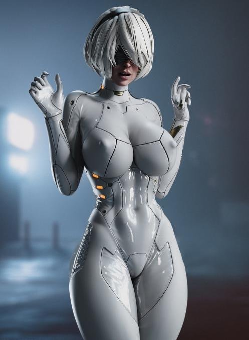 2B Robot Suit from Nier Automata STL FILE