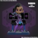 Sombra from Overwatch Stylized Version STL FILE