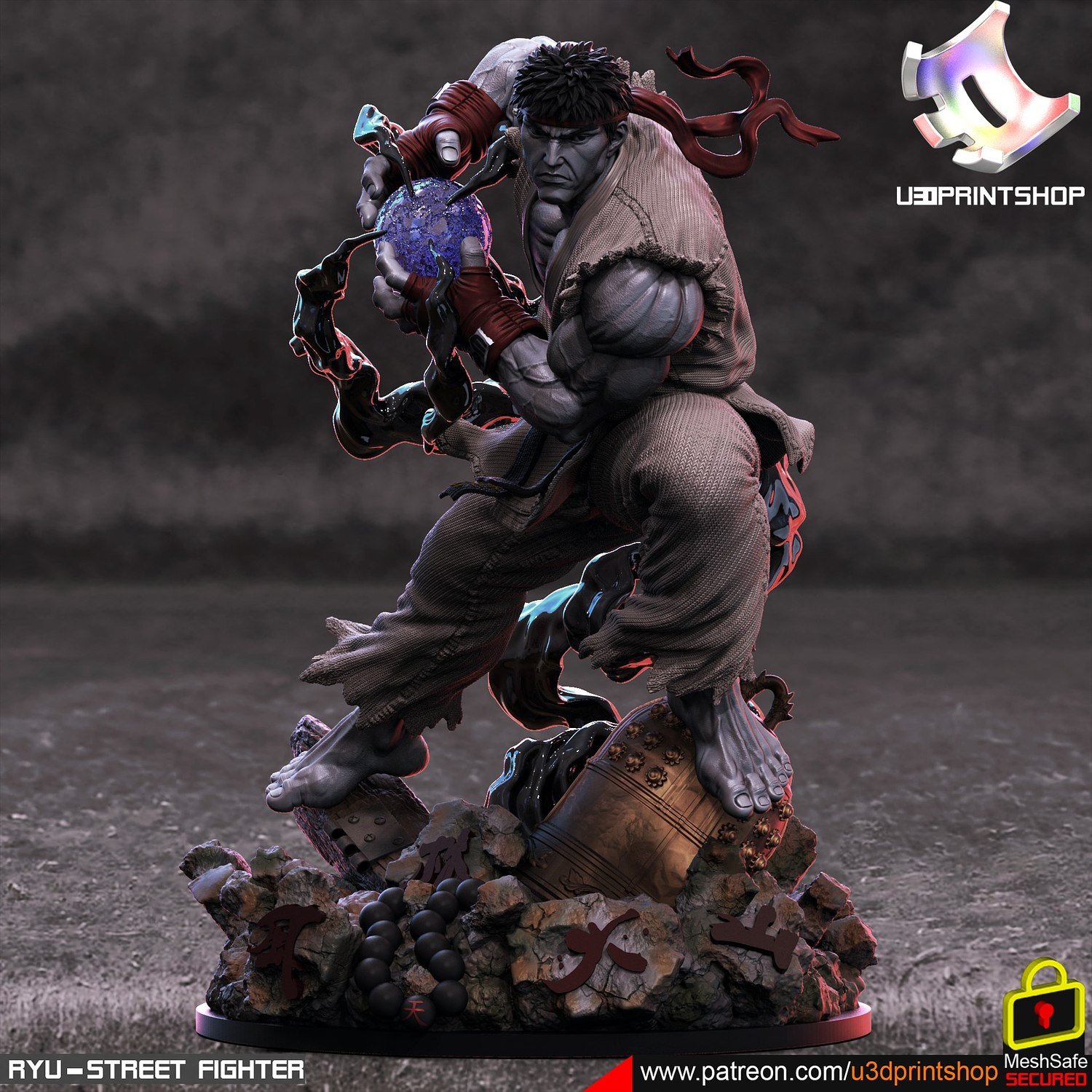 Ryu Street Fighter STL FILE