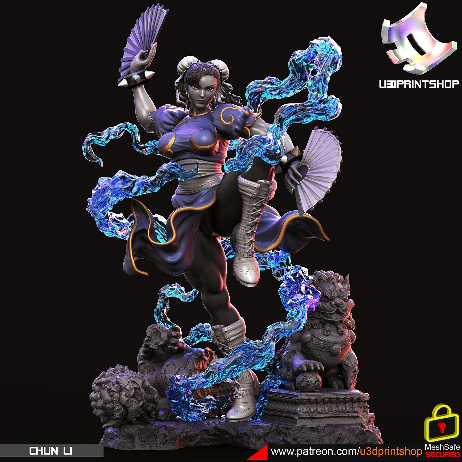 Chun Li Street Fighter STL FILE