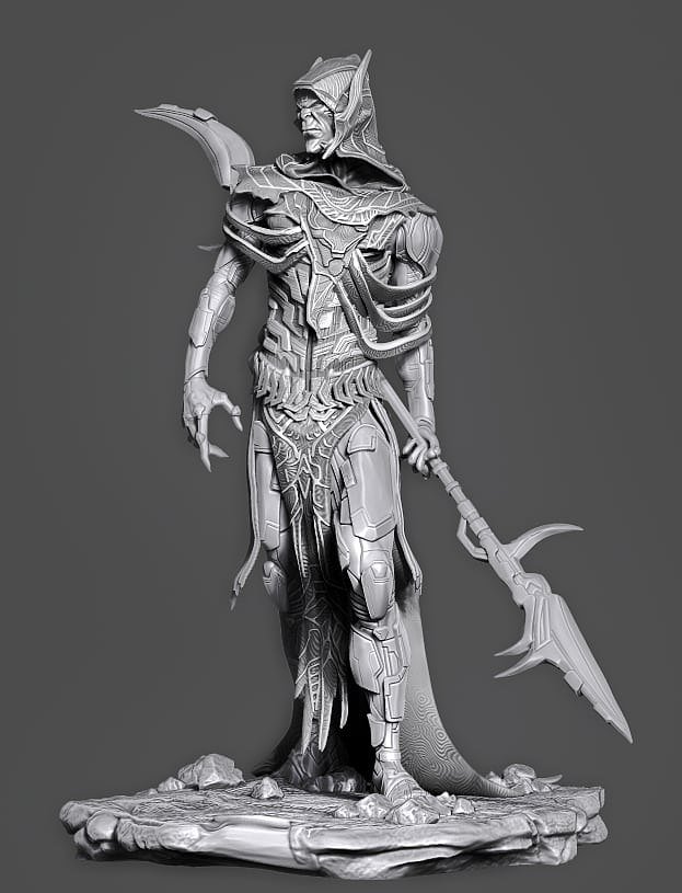 Corvus Glaive from Marvel STL FILE 3D PRINT