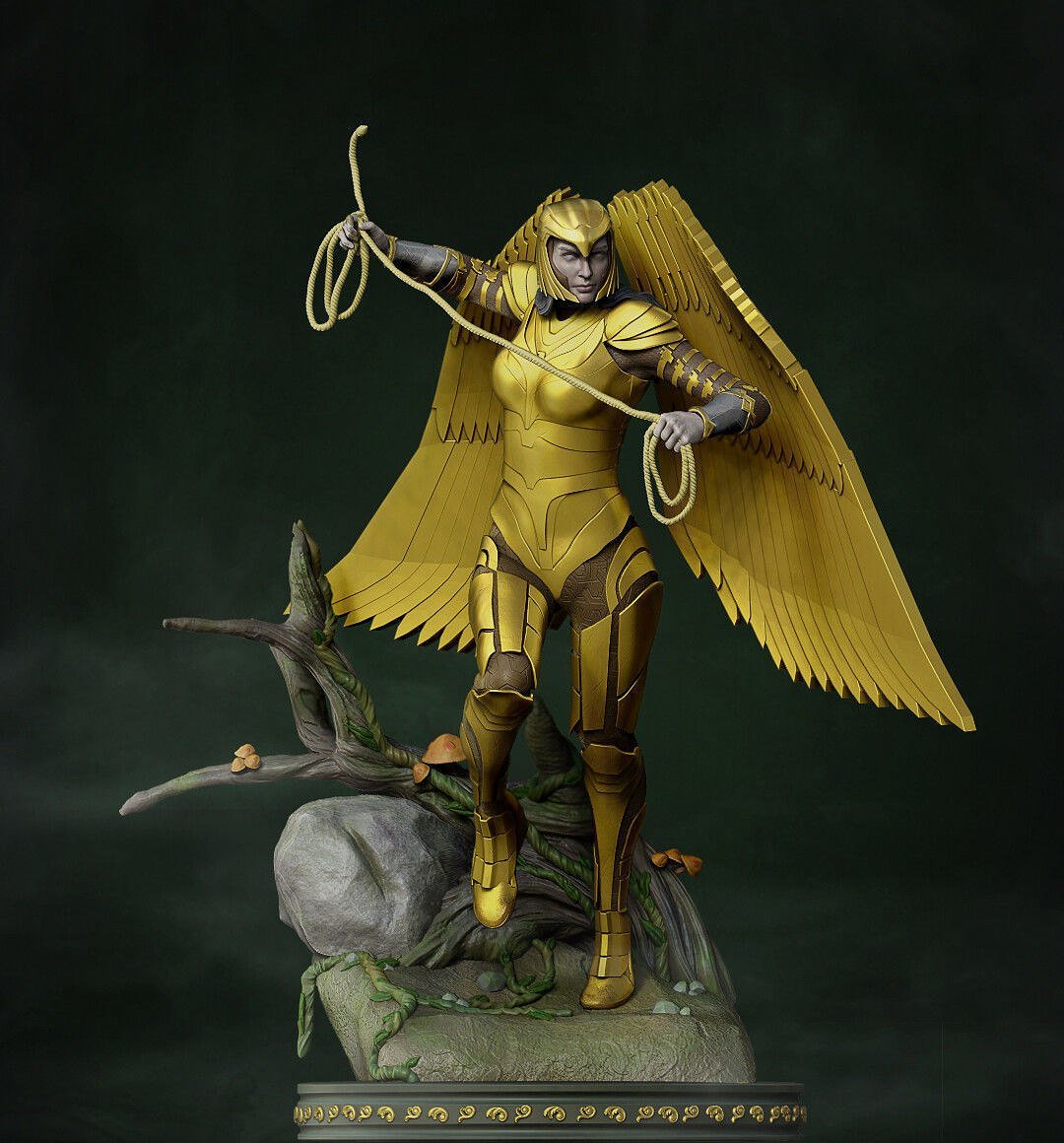 Wonderwoman 1984 STL FILE 3D PRINT