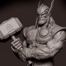 Thor Badass From Marvel STL FILE 3D PRINT