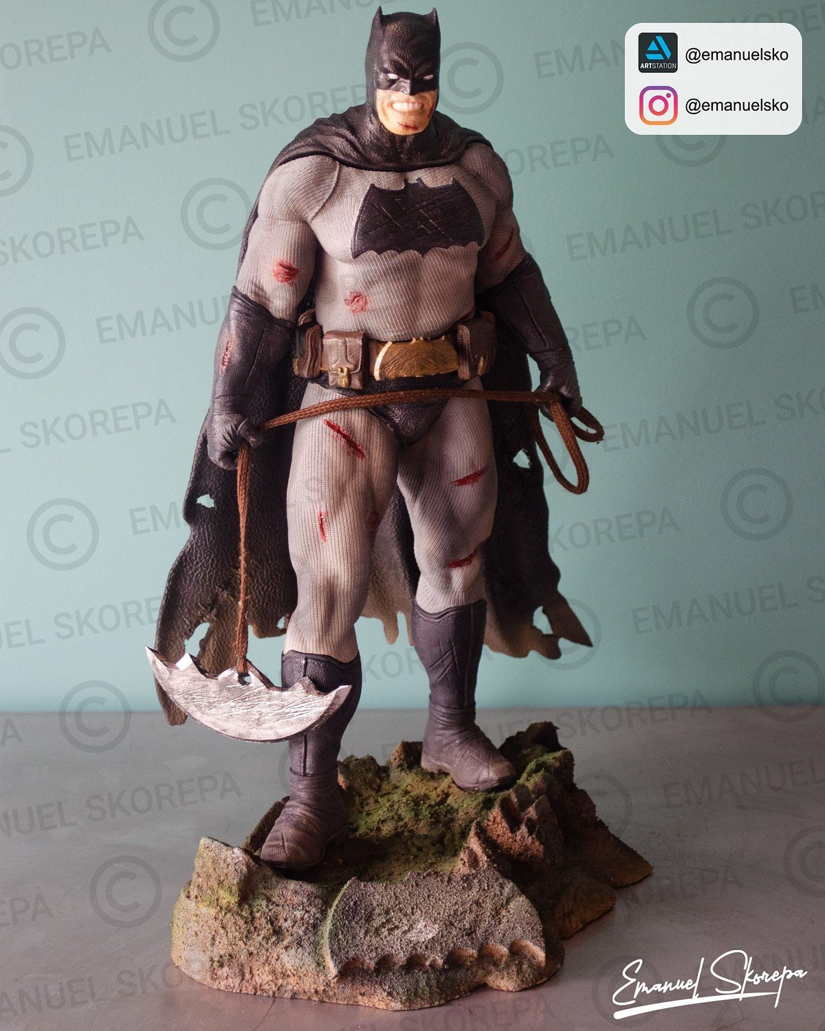 Batman The Dark Knight Return STL FILE 3D PRINT