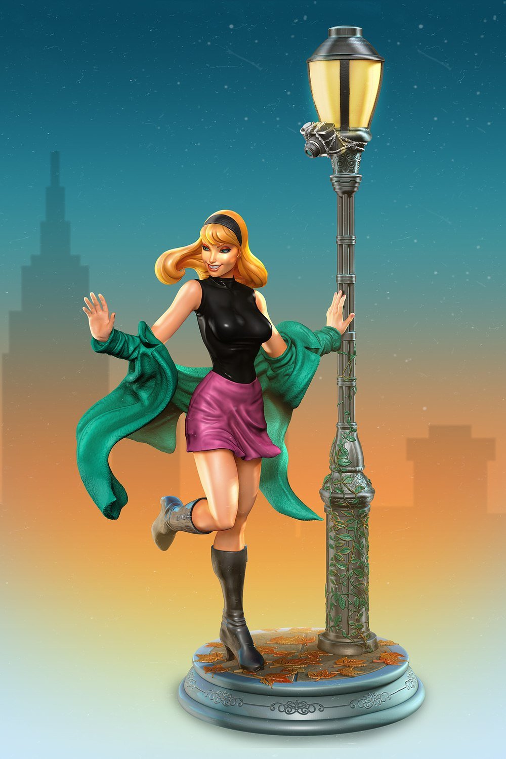 Gwen Stacy Fanart from Marvel STL FILE 3D PRINT
