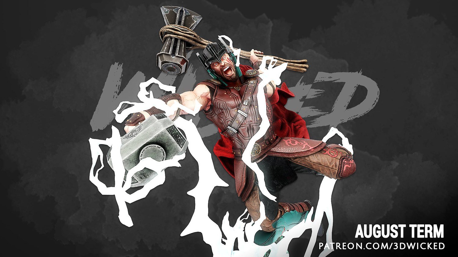 Thor, son of Odin from Marvel Diorama STL FILE 3D PRINT