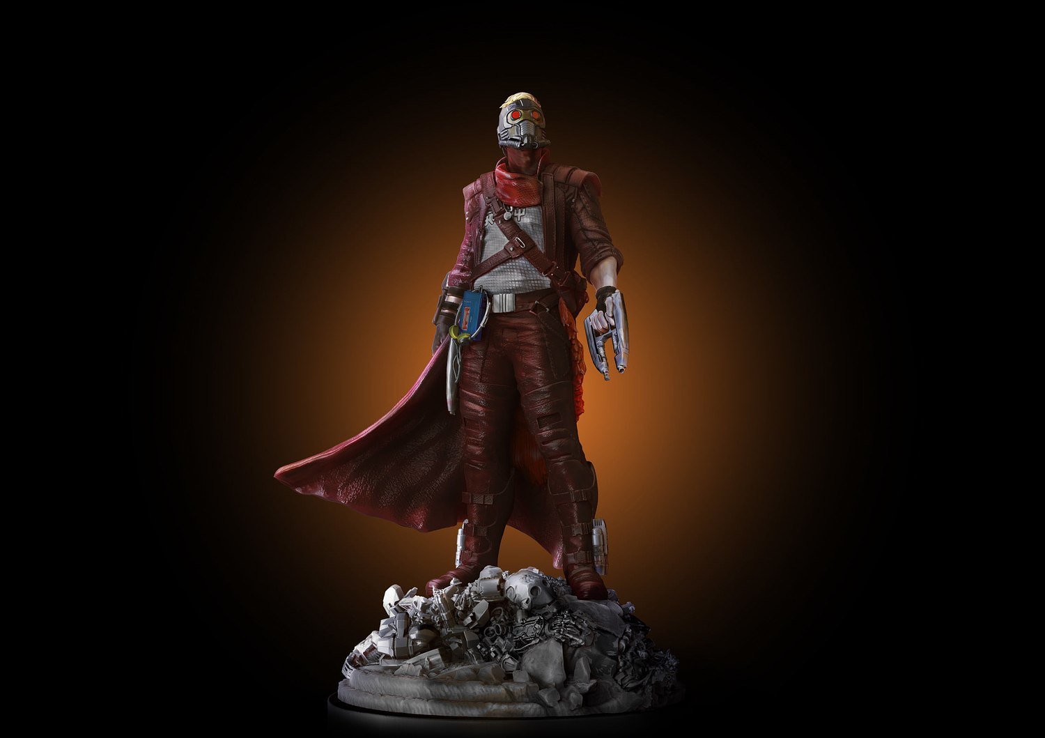 Star Lord - Guardian of the galaxy STL FILE 3D PRINT