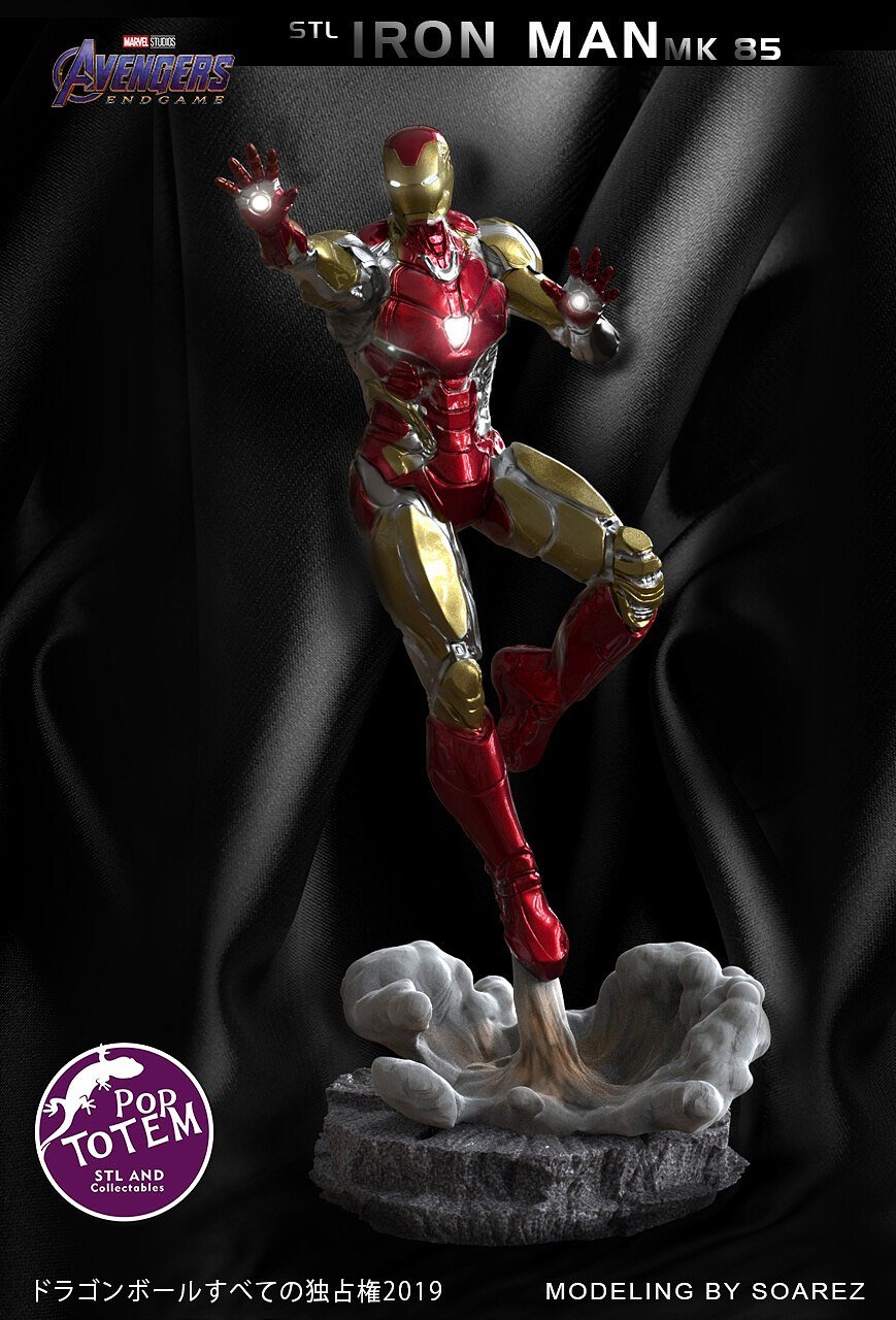 IronMan MK85 End Game from Marvel STL FILE 3D PRINT