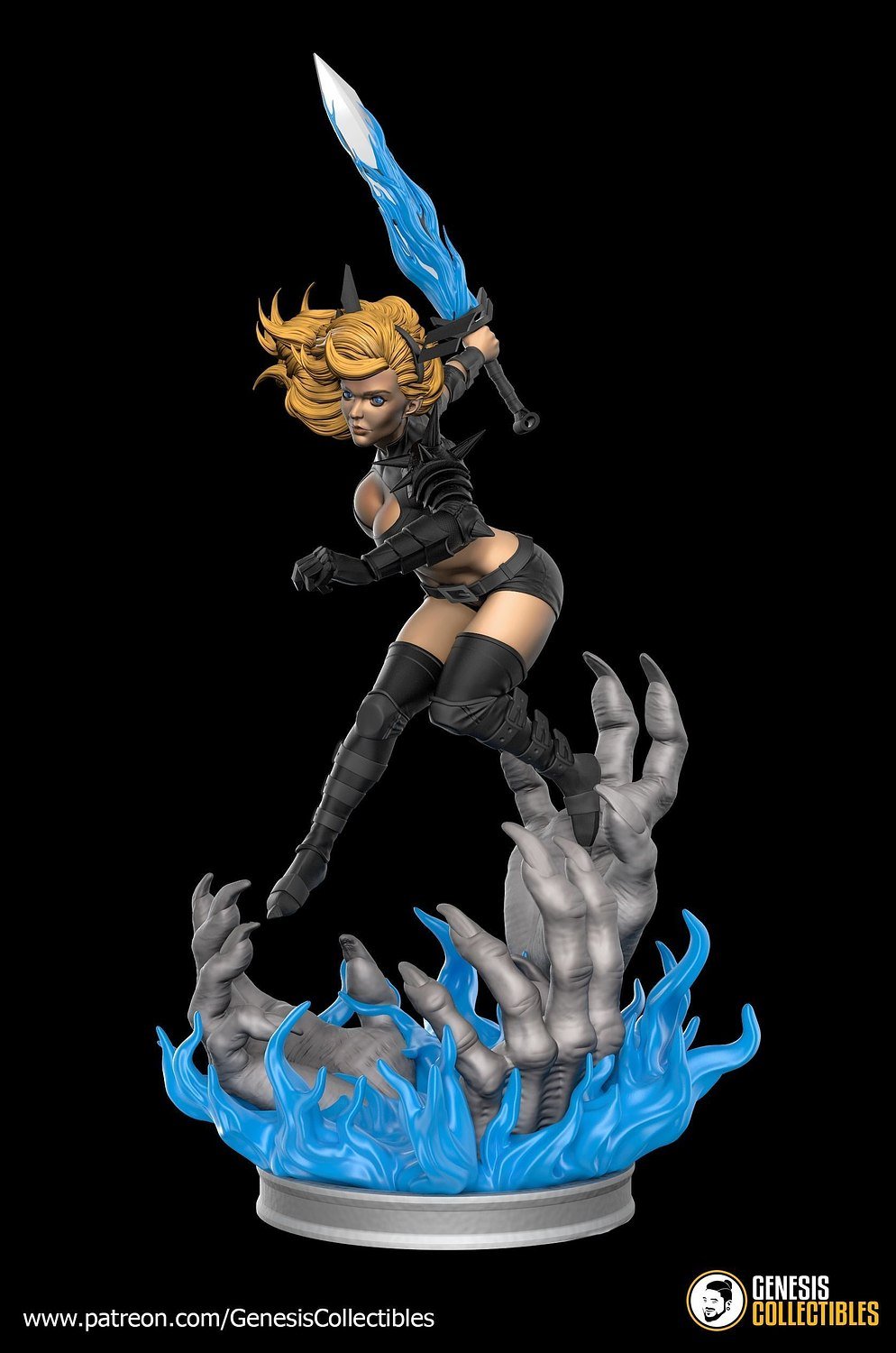 Magik Pose 2 from X-men STL FILE 3D PRINT